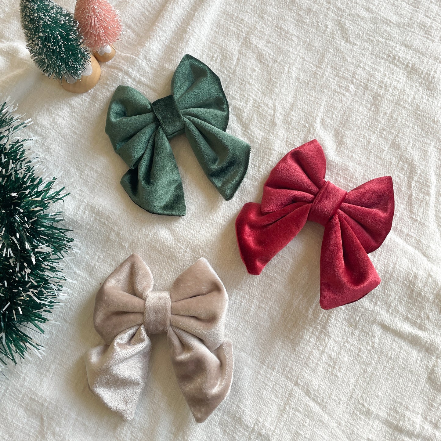 Crimson Sailor Bow | Holly & Jolly