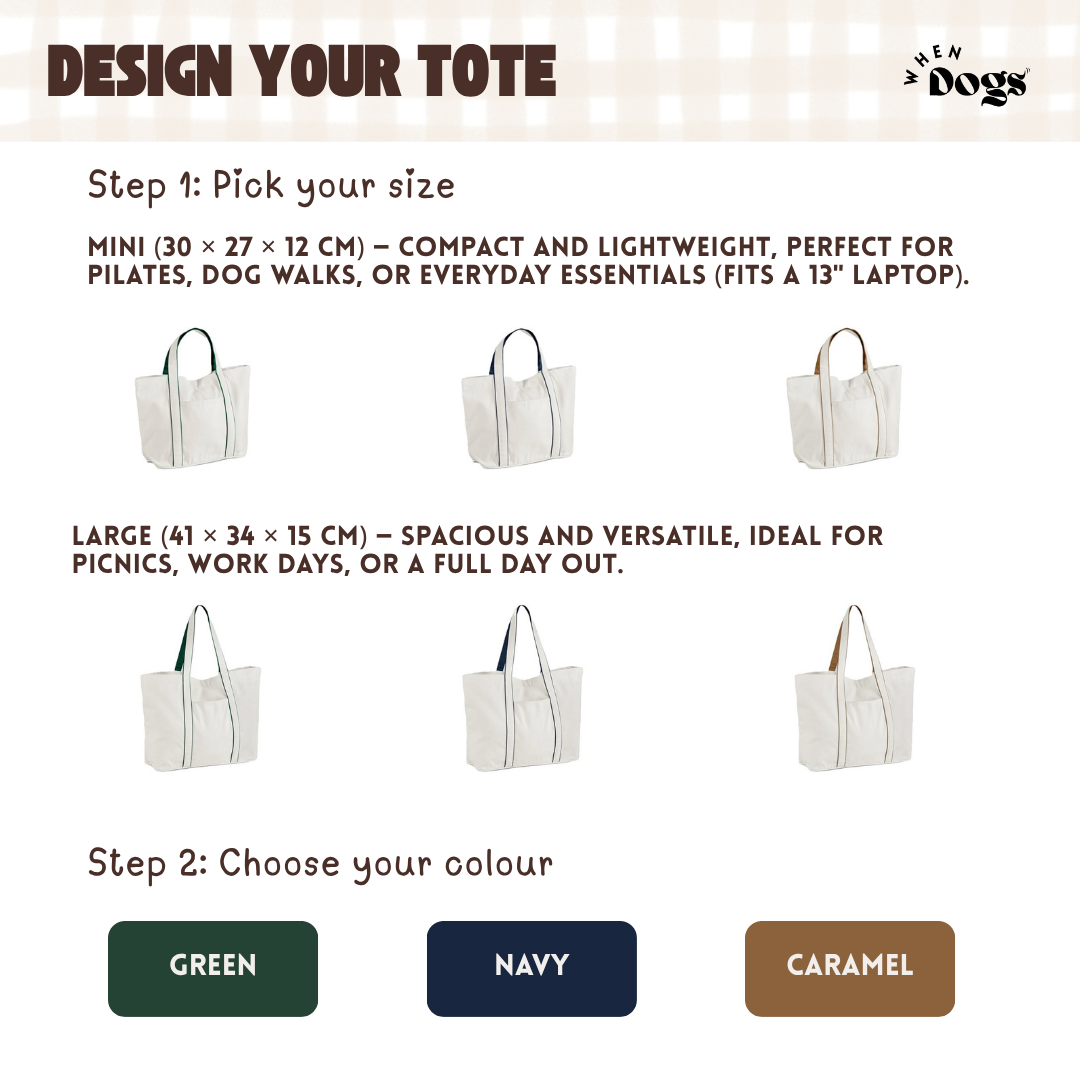 Customisable Embroidered Tote - Mini | Design Your Own