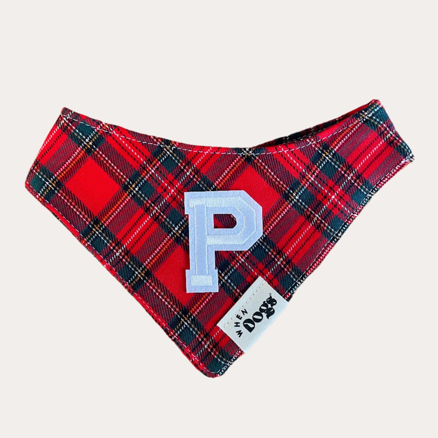 Red Tartan Bandana | Holly & Jolly