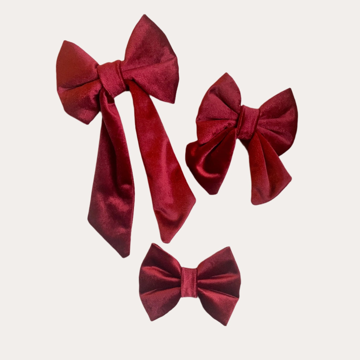 Crimson Sailor Bow | Holly & Jolly