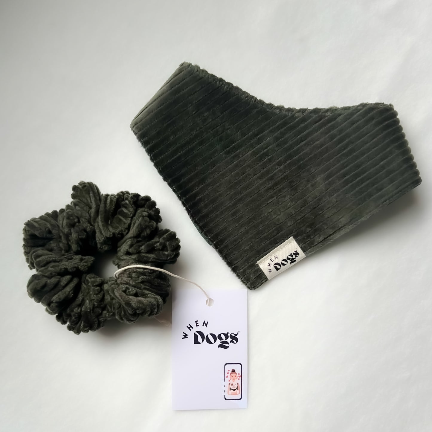 Forest Corduroy | Scrunchie