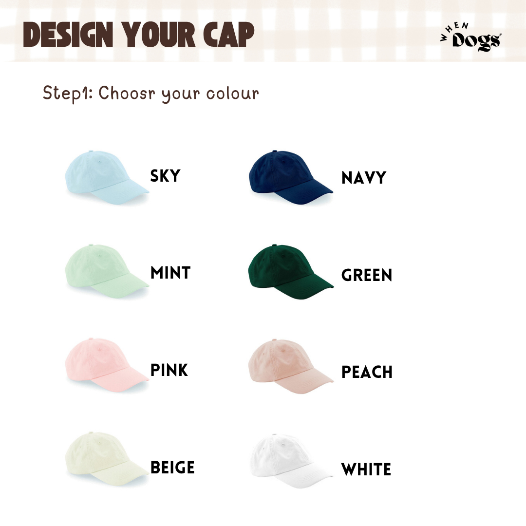 Customisable Embroidered Cap | Design Your Own