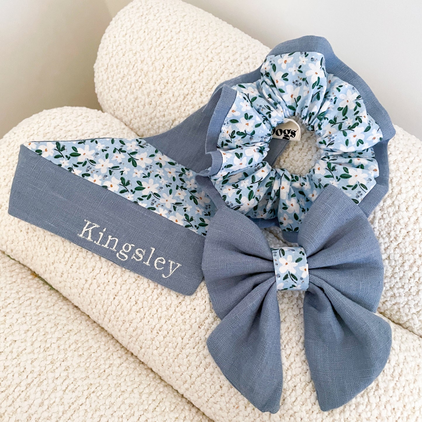 Forget-Me-Not Powder Blue Bandana | Spring Fling