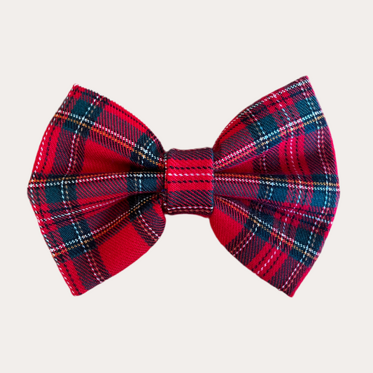 Red Tartan Bow Tie | Holly & Jolly