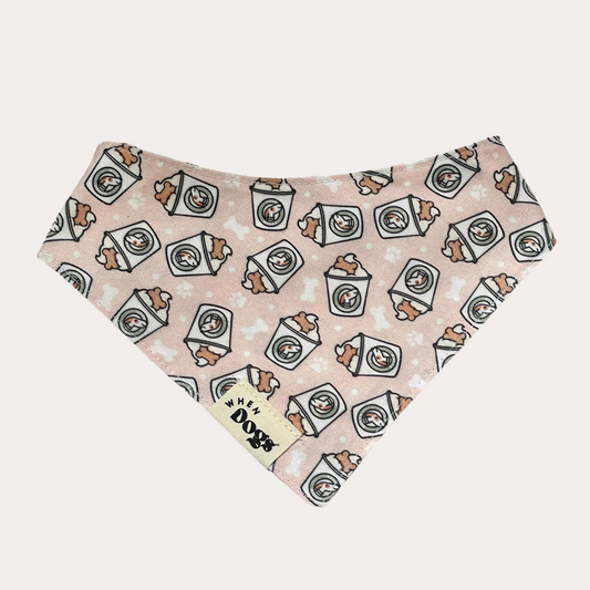 Drinking Buddy & Star Barks | Reversible Bandana