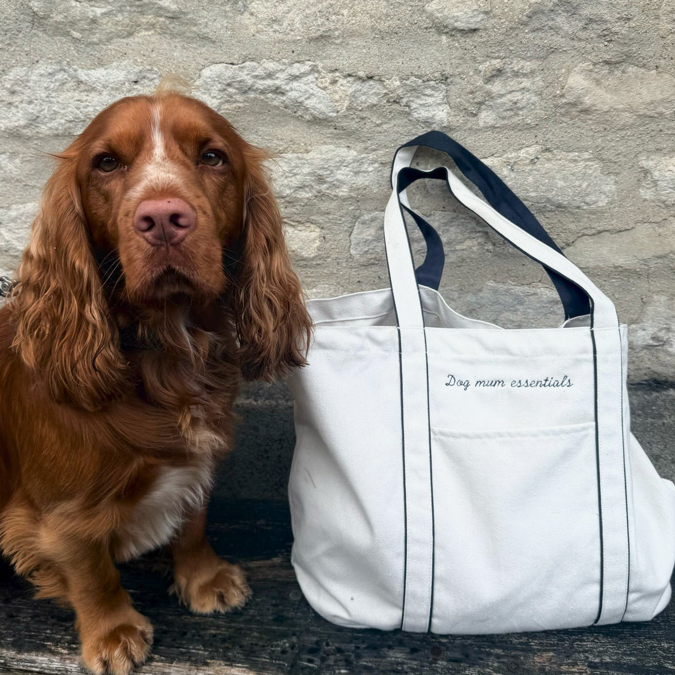 Customisable Embroidered Tote - Large | Design Your Own