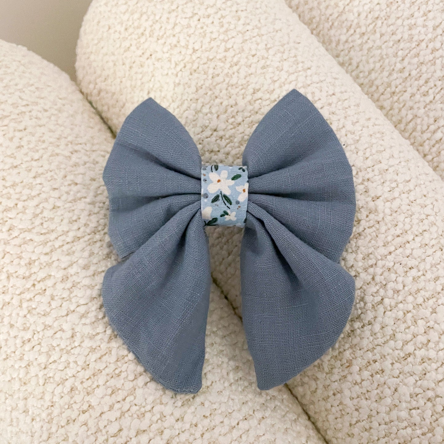 Forget-Me-Not Powder Blue Bandana, Sailor Bow, and Scrunchie Set (Value: £39) | Spring Fling