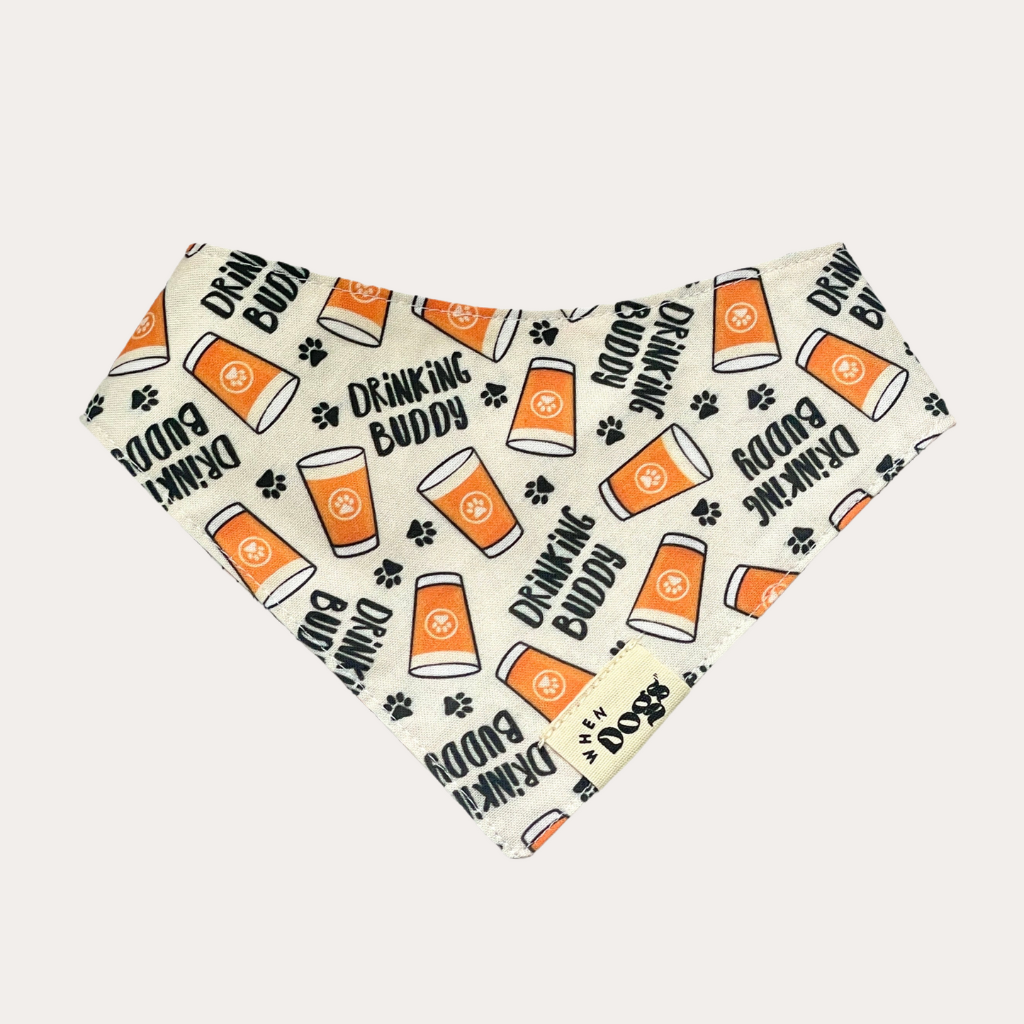 Drinking Buddy & Star Barks | Reversible Bandana