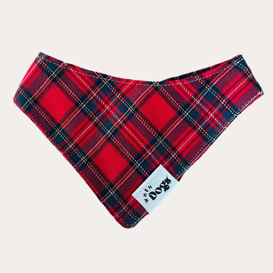 Red Tartan Bandana | Holly & Jolly