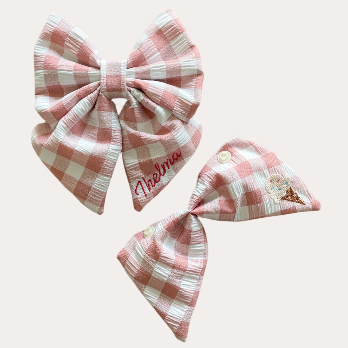 Rosé | Customisable Sailor Bow