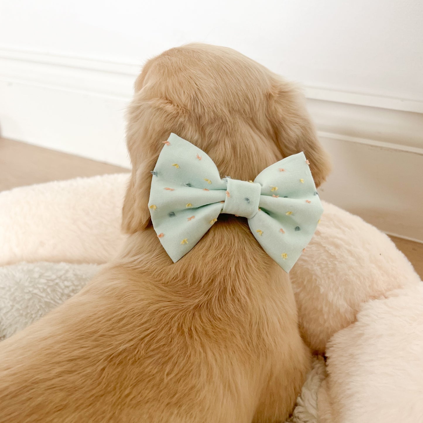 Mint Sprinkles Bow Tie