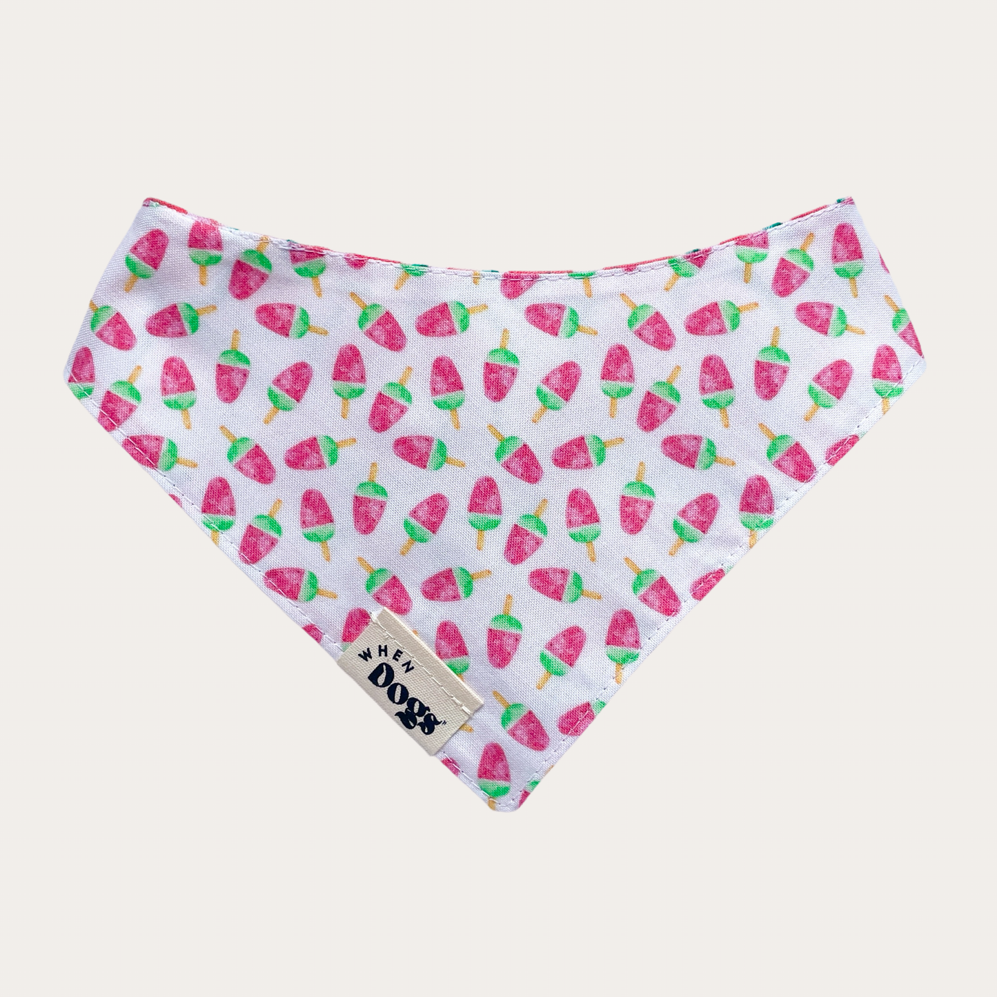 Popsicles & Watermelon | Reversible Snap-On Bandana