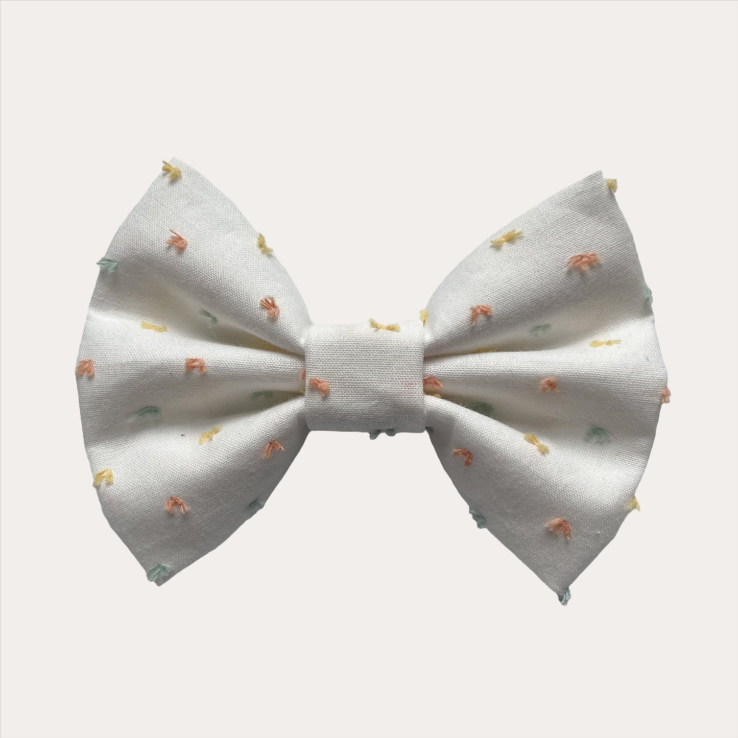 Vanilla Sprinkles Bow Tie