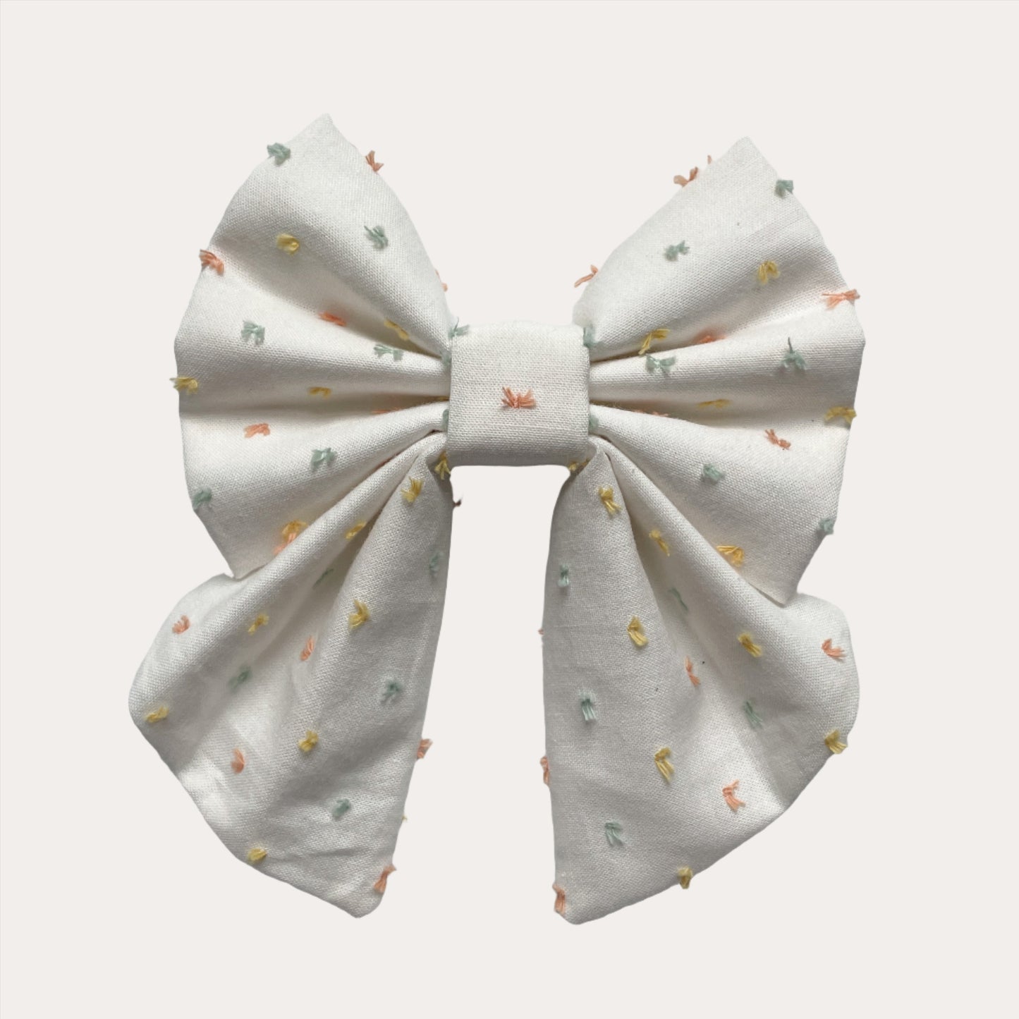 Vanilla Sprinkles Sailor Bow