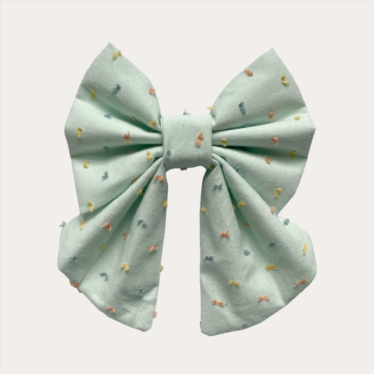 Mint Sprinkles Sailor Bow