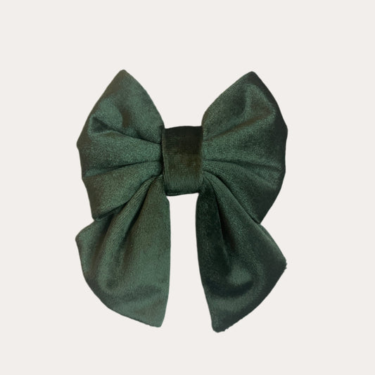 Evergreen Sailor Bow | Holly & Jolly