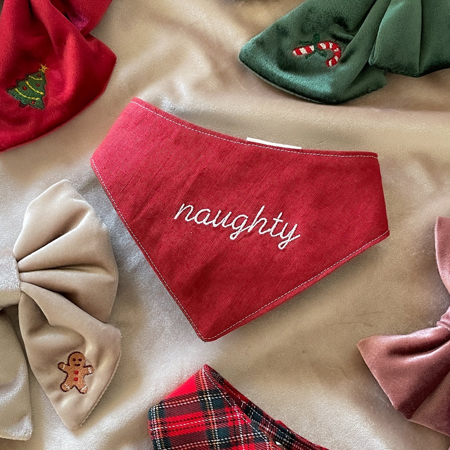 Naughty or Nice Reversible Bandana | Festive Collection