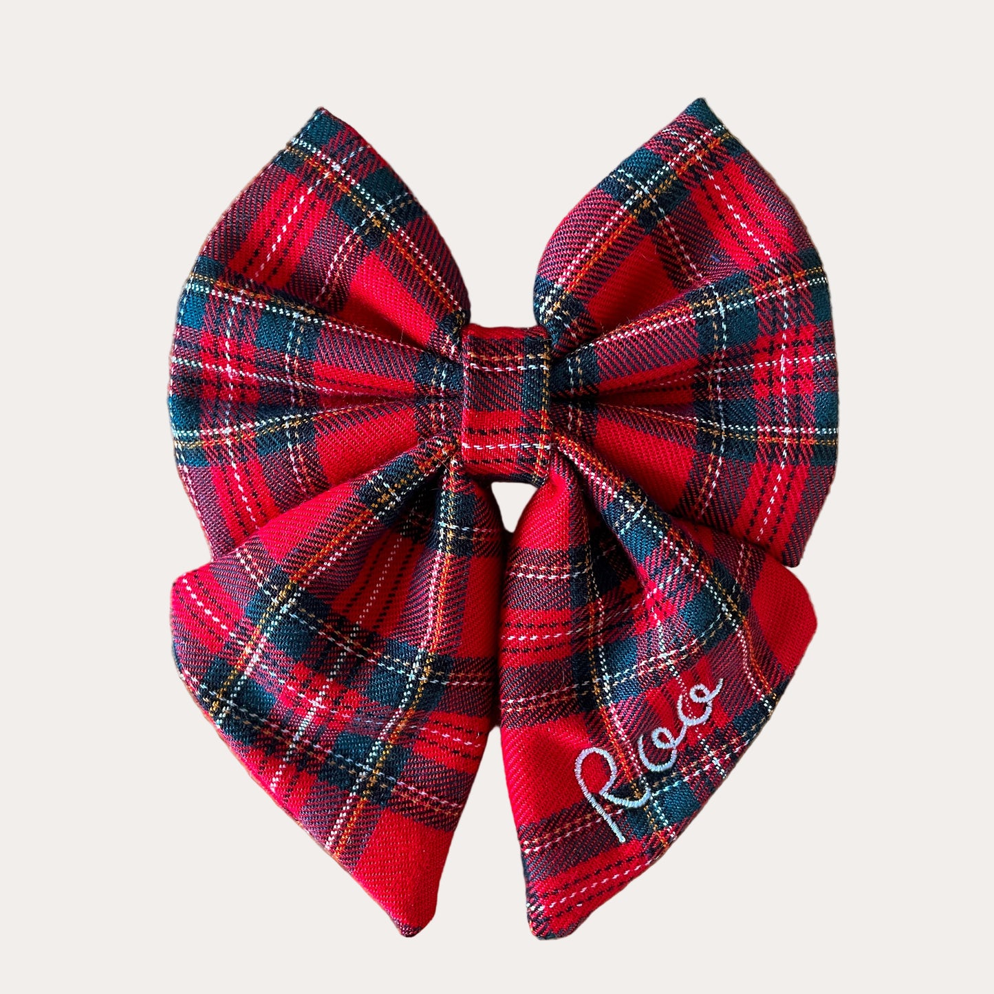 Customised Red Tartan Accessories Bundle
