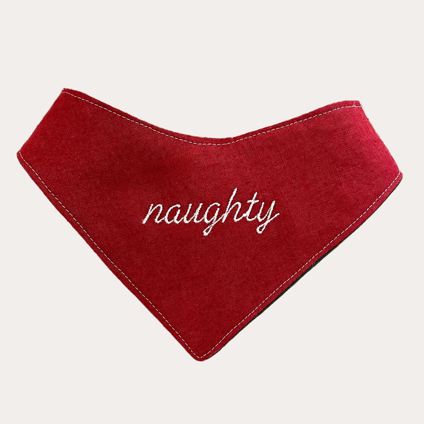 Naughty or Nice Reversible Bandana | Festive Collection