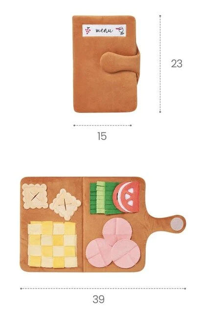 Cheese & Charcuterie Board Nose Work Toy